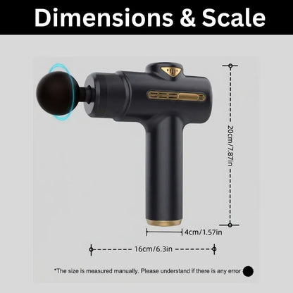 Massager Gun With 8 Massage Heads