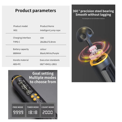 Smart Digital Jump Rope with Calorie Counter