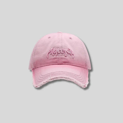 Letter Three-dimensional Embroidery Soft Top Burr Men's Baseball Cap