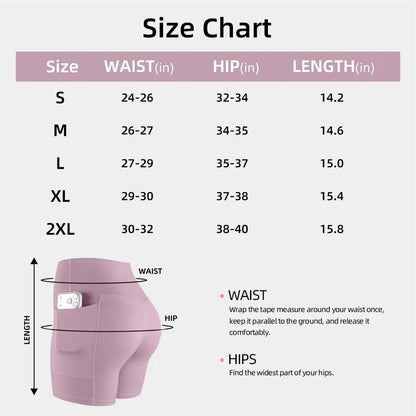 【LOCAL SHIPPING】1/3/4/6-PACK Tummy Control & Butt Lifting Shorts S-2XL - 2026 No Front Seam 5'' Yoga Shorts with Pockets Elastic Waistband Gym Running Daily Wear