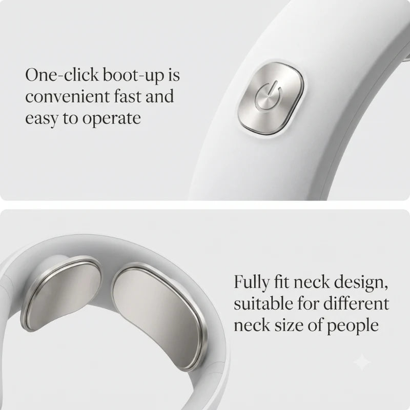 Remote Control Neck & Shoulder Massager with Heat