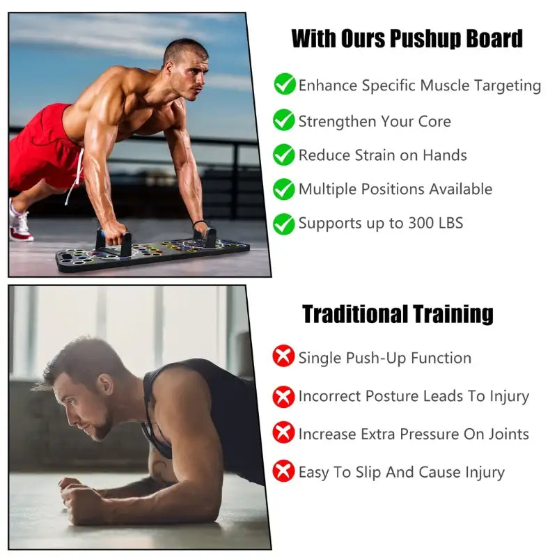 15 Fitness Accessories Multifunctional Push Up Board Home Strength Training Equipment