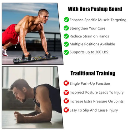 15 Fitness Accessories Multifunctional Push Up Board Home Strength Training Equipment