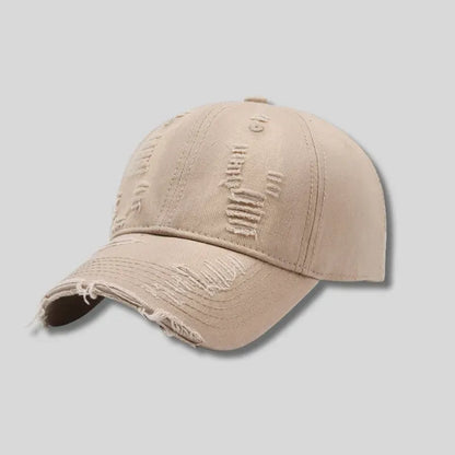 Street Hole Vintage Baseball Cap Men Do The Old Cowboy Washed