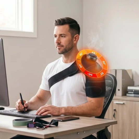 Heated Vibration Shoulder Brace – 3 Settings