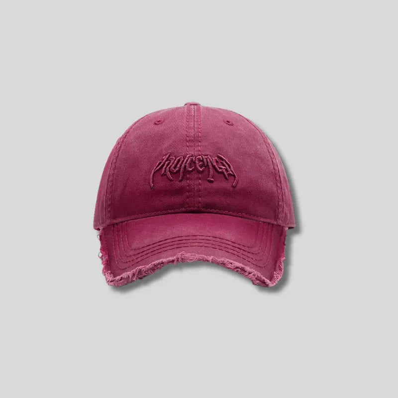 Letter Three-dimensional Embroidery Soft Top Burr Men's Baseball Cap