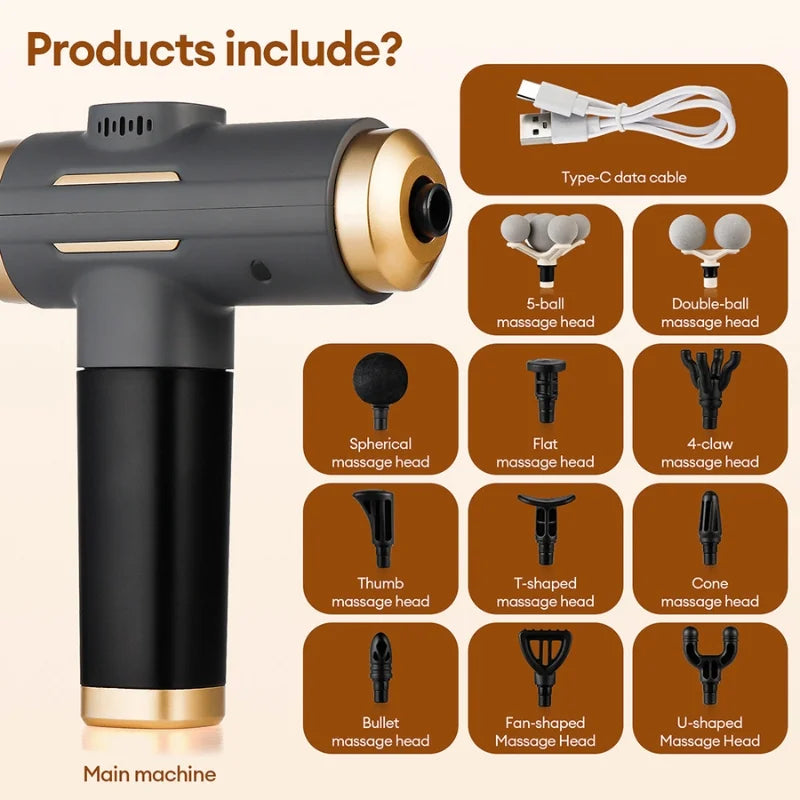 11-in-1 Percussion Massage Gun