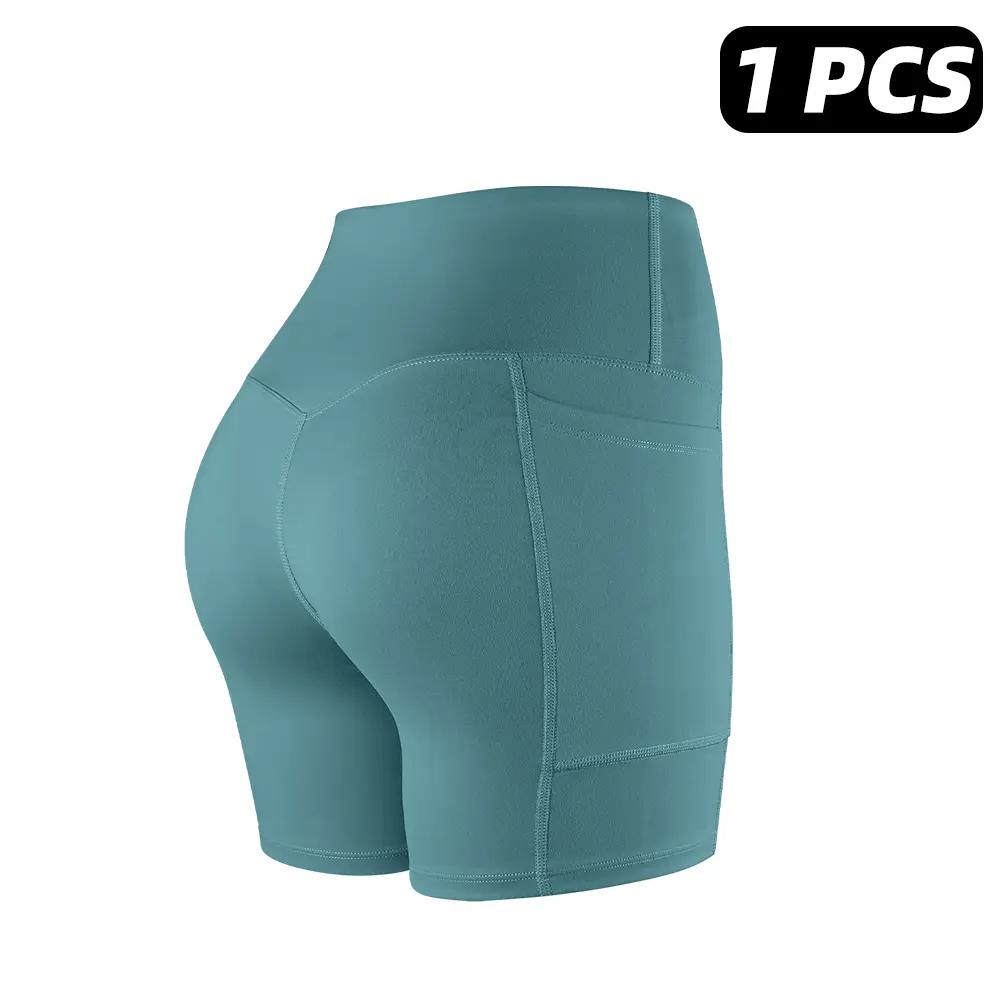 【LOCAL SHIPPING】1/3/4/6-PACK Tummy Control & Butt Lifting Shorts S-2XL - 2026 No Front Seam 5'' Yoga Shorts with Pockets Elastic Waistband Gym Running Daily Wear