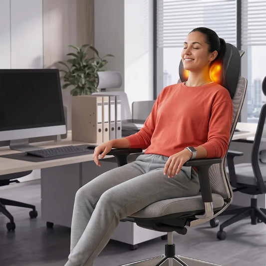 Neck & Back Massage Cushion with Heat