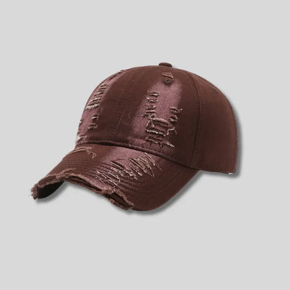 Street Hole Vintage Baseball Cap Men Do The Old Cowboy Washed