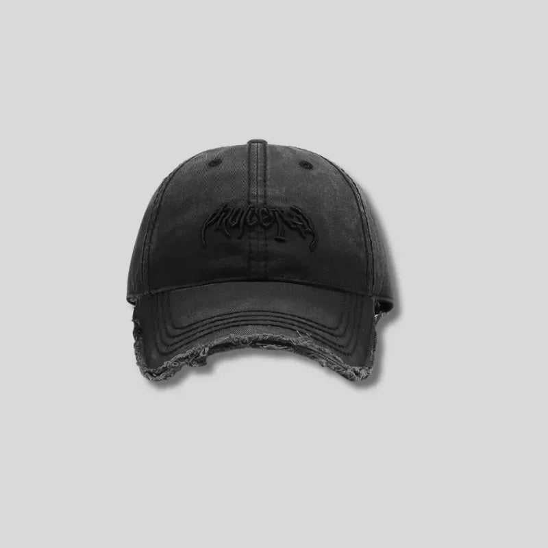 Letter Three-dimensional Embroidery Soft Top Burr Men's Baseball Cap