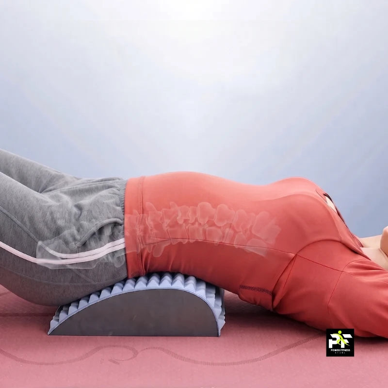 Neck & Lumbar Support Stretcher Pillow