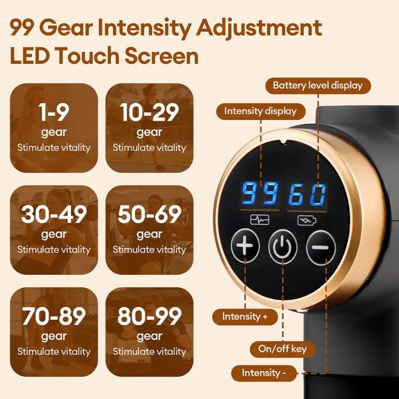 11-in-1 Percussion Massage Gun