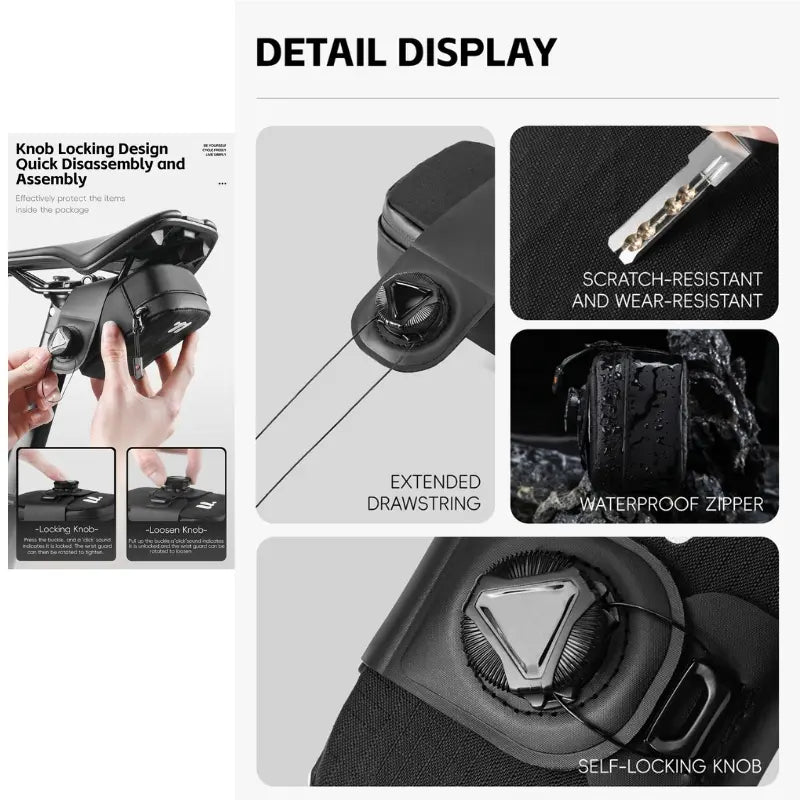 WEST BIKING Mini Saddle Bag