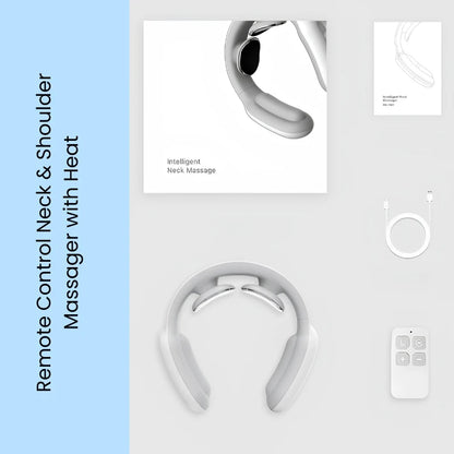 Remote Control Neck & Shoulder Massager with Heat