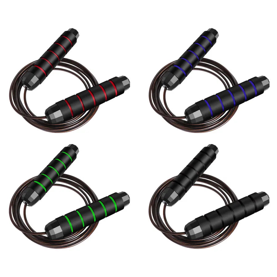 Adjustable Rapid Speed Jump Rope Steel Wire Skipping Rope for Fitness Workout Training Home Sport Equipment