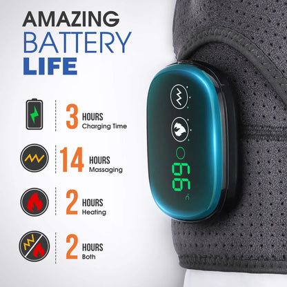 Electric Shoulder Massager Heating Pad Vibration Massage Support