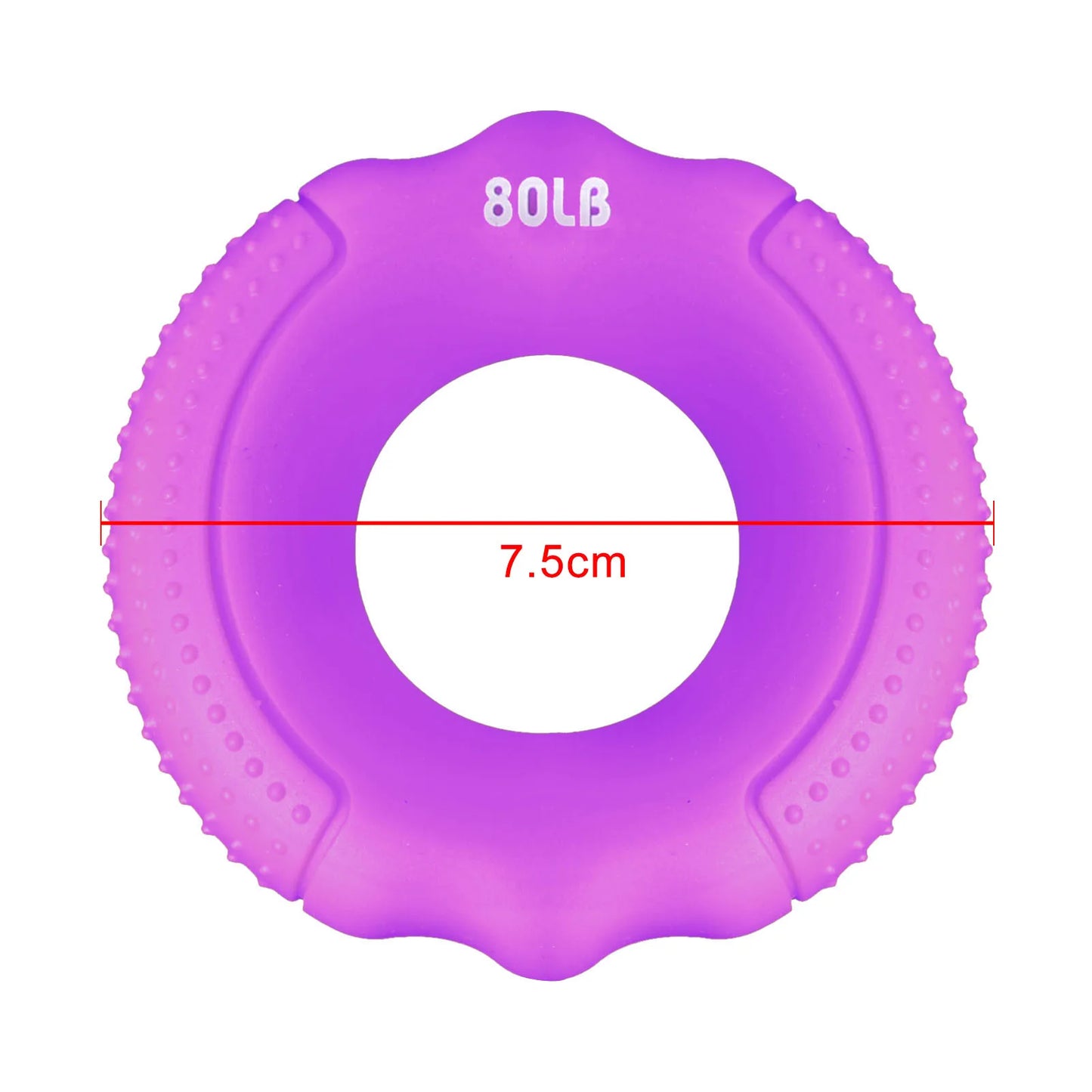 O Hand Gripper Grip Silicone Ring Hand Resistance Band Finger Stretcher-Exercise for Forearm Wrist Training Carpal Hand Expander