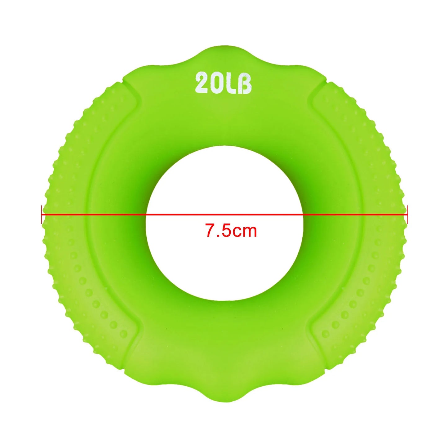 O Hand Gripper Grip Silicone Ring Hand Resistance Band Finger Stretcher-Exercise for Forearm Wrist Training Carpal Hand Expander