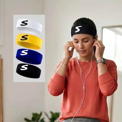 Moisture-Wicking Non-Slip Fitness Headband