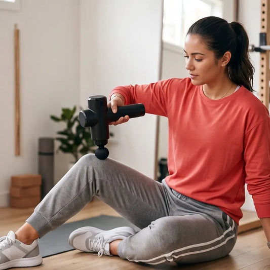 Massage Gun with 8 Interchangeable Heads