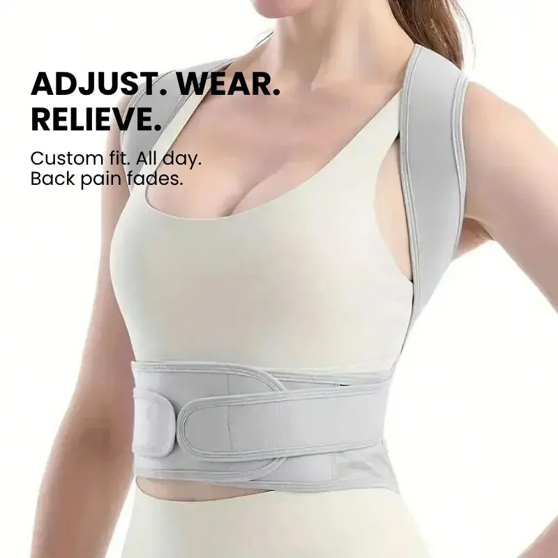 Adjustable Posture Corrector, Back Brace, Spine Alignment