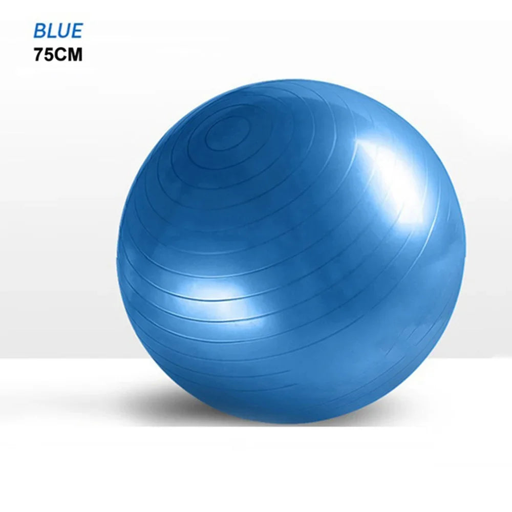 （Free inflatable tube）55/65/75CM Pilates Yoga Ball Exercise Anti-Pressure Explosion-Proof Gymnastics Balance Exercise Fitnes