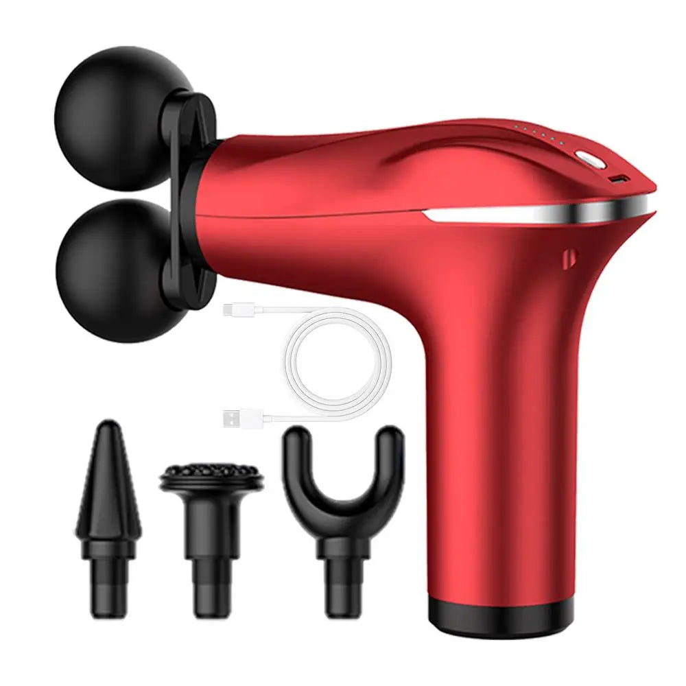 Massager Cordless Double-Headed Electric Smart Vibration Portable Muscle Massager