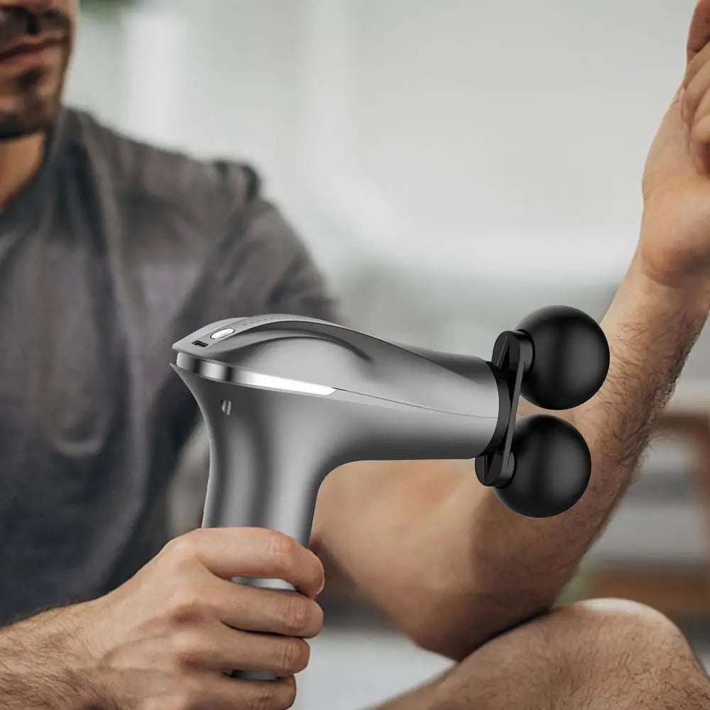 Massager Cordless Double-Headed Electric Smart Vibration Portable Muscle Massager