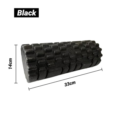 High-Density Solid Core For Muscle Recovery/Massage, Durable Fitness Tool 33Cm Foam Roller Yoga Massage