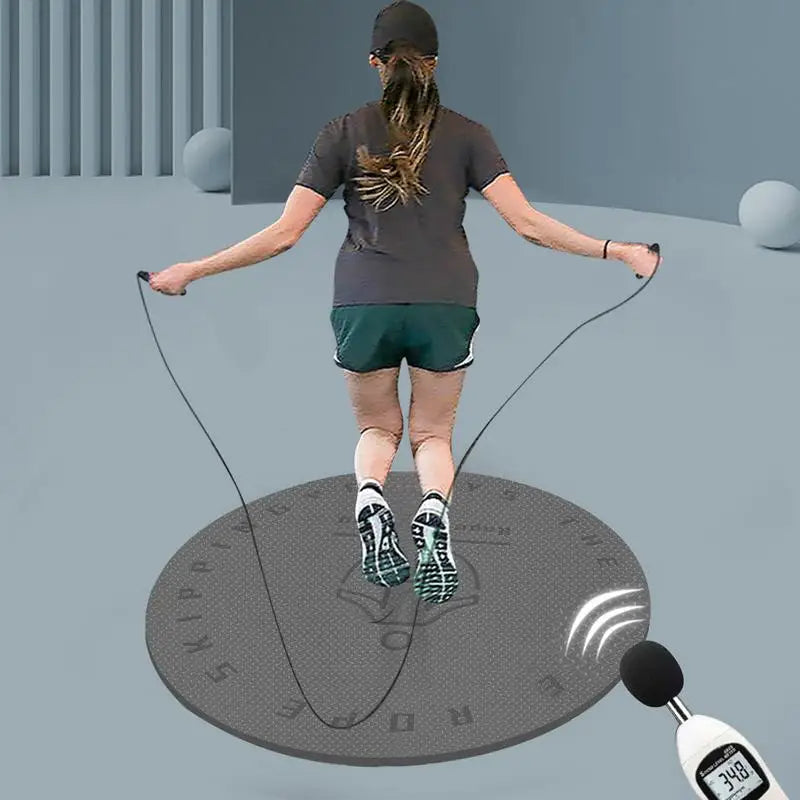 Indoor Skipping Rope Mat Yoga Cushion 60cm Round Rope