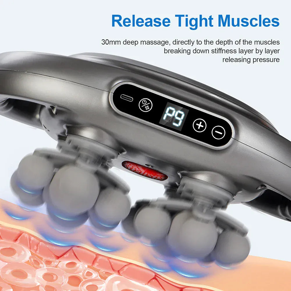 22-Head Fascia Gun High-Frequency Vibration Body Massage