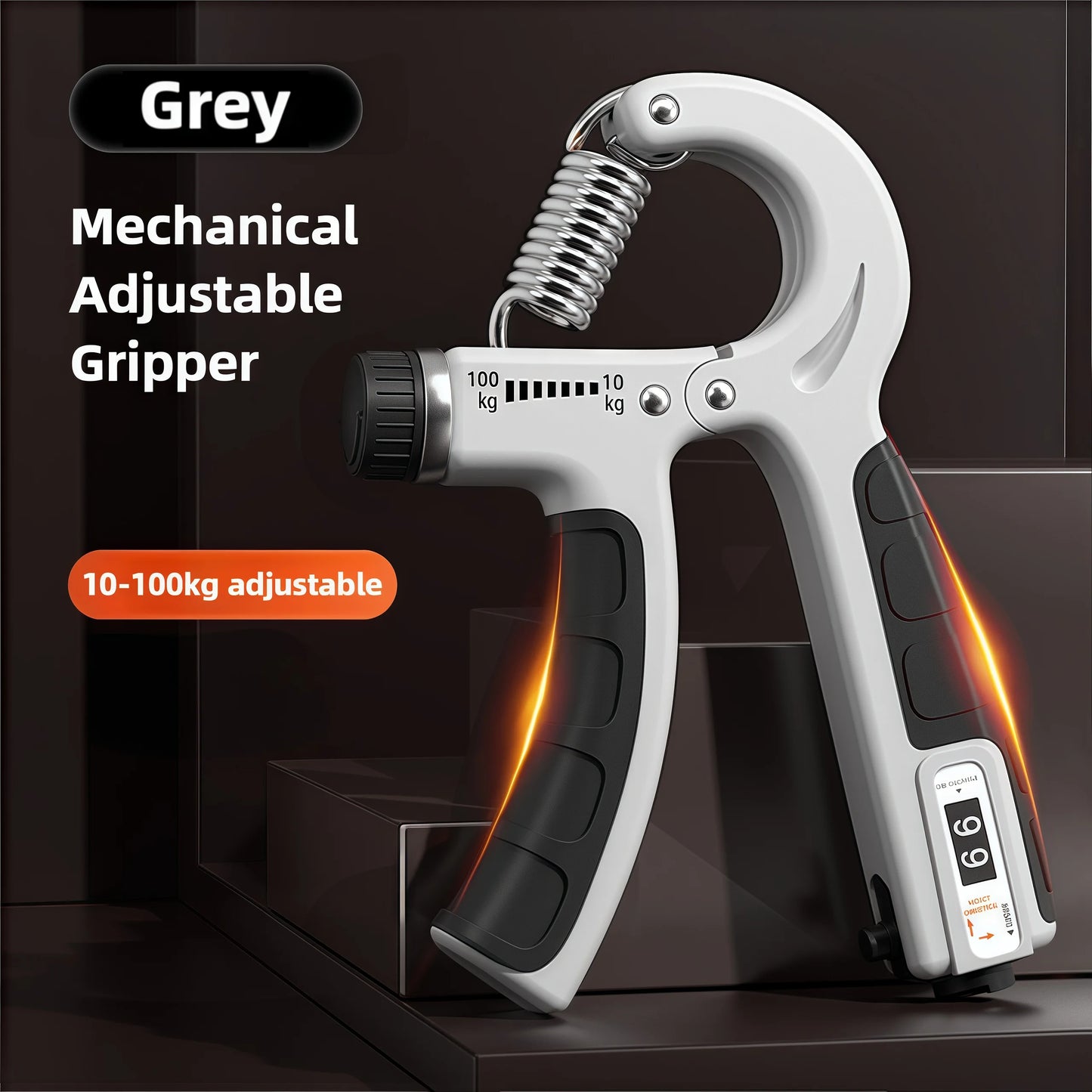 Grip Strength Trainer Forearm Strengthener Hand Squeezer Adjustable Resistance Hand Grip Strengthener for Muscle Building