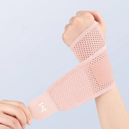 GTUBIKE 1PC Adjustable Wrist Strap Sports Wrist Support Brace Black Weightlifting Wristband For Men & Women Badminton Tennis Gym