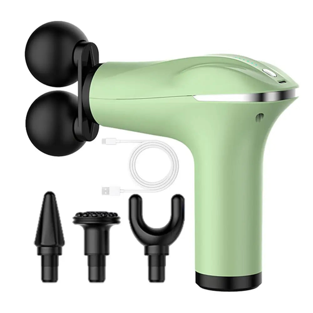 Massager Cordless Double-Headed Electric Smart Vibration Portable Muscle Massager