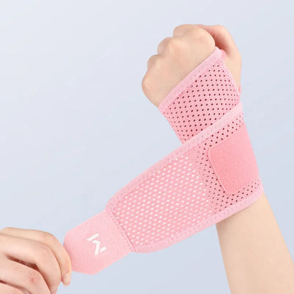 GTUBIKE 1PC Adjustable Wrist Strap Sports Wrist Support Brace Black Weightlifting Wristband For Men & Women Badminton Tennis Gym