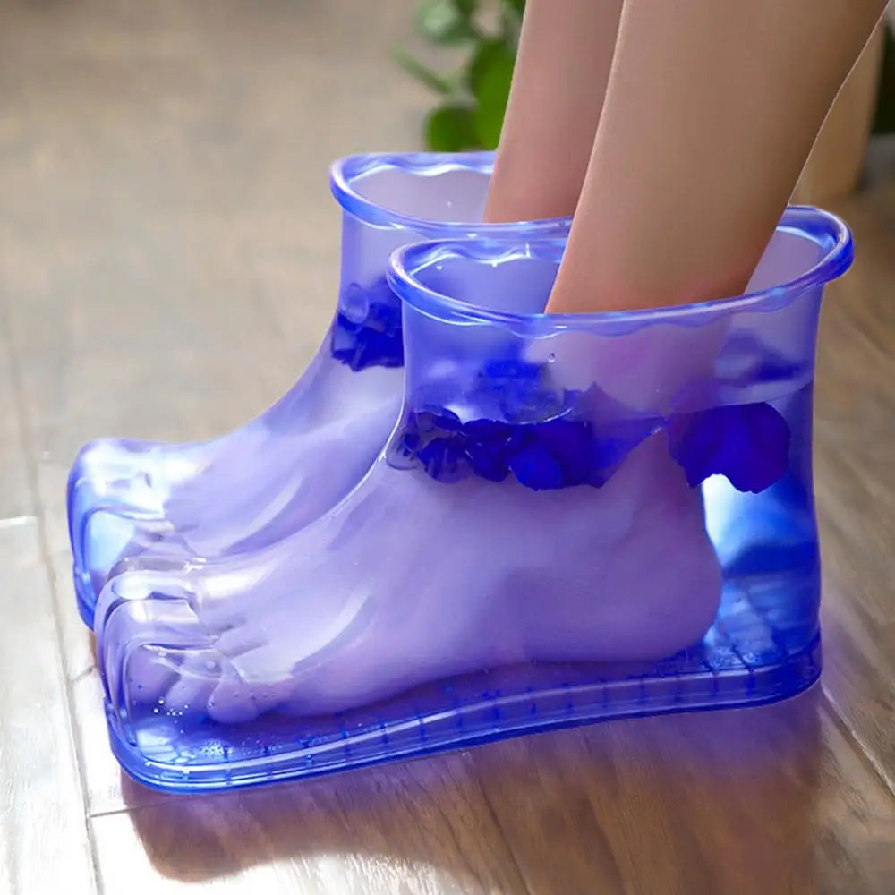 Foot Spa Soak Shoes Anti-Slip Massage Foot Bath Boots Portable