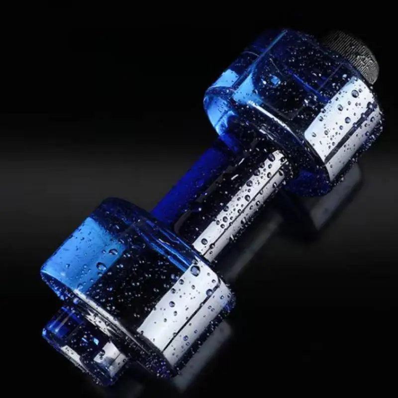 550/1500ml PET Dumbbell Shaped Water Bottle Outdoor Fitness Cycling Kettle Weight Strong Summer Water Drinks Accessories