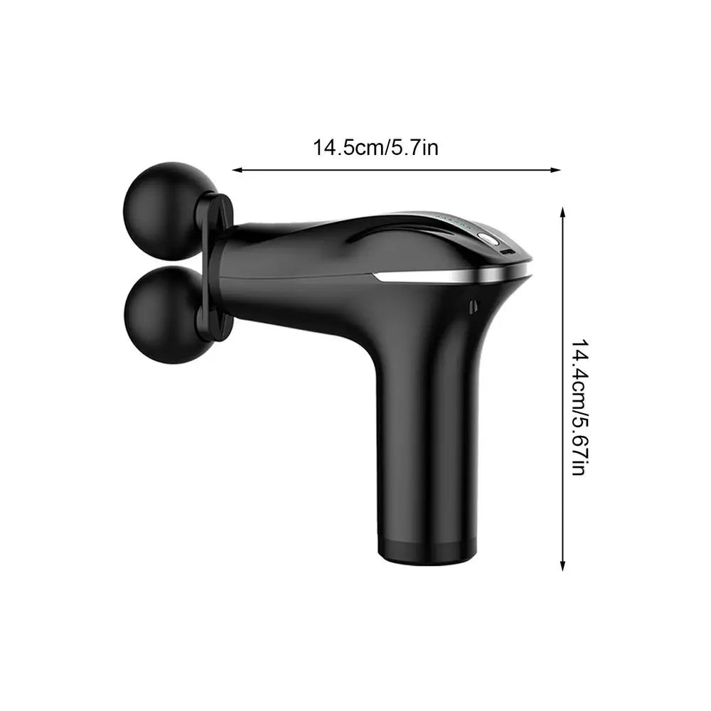 Massager Cordless Double-Headed Electric Smart Vibration Portable Muscle Massager