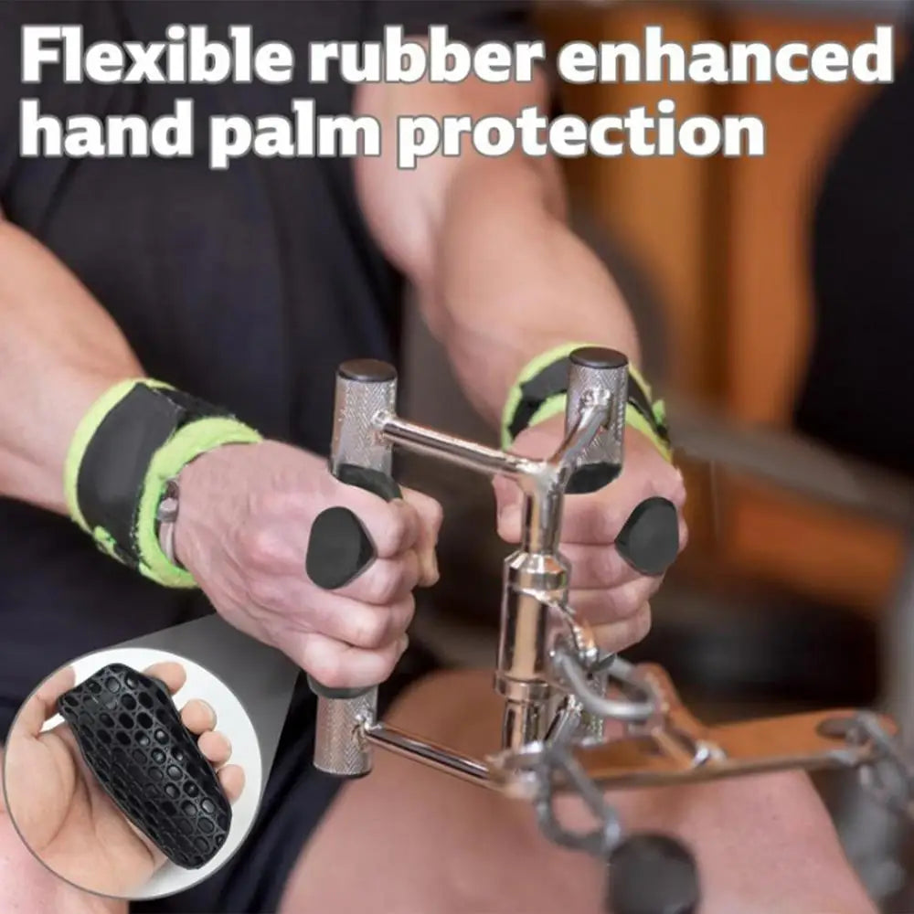 Gym Grips Fingerless Workout Gym Gloves Crosstraining Palm Grip Hand Protection Pull Grip Cross Training Palm Grip Supplies
