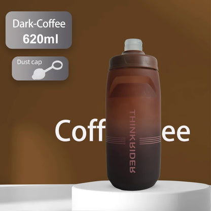 ThinkRider 620ml/750ml Bicycle Bottle MTB Road Bike Water Bottle Outdoor Sports Plastic Portable Large Capacity Drink Cycling