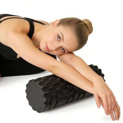 High-Density Solid Core For Muscle Recovery/Massage, Durable Fitness Tool 33Cm Foam Roller Yoga Massage