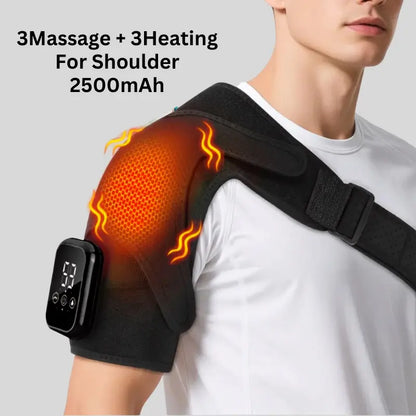 Heated Vibration Shoulder Brace – 3 Settings