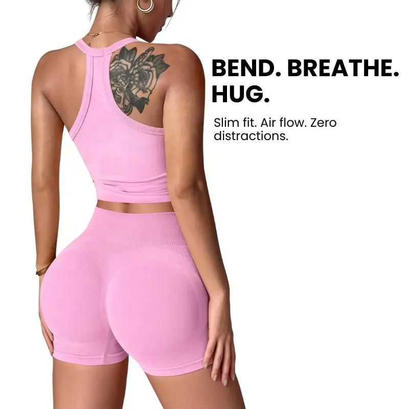 Women'S Yoga Set, Fit Elastic Breathable Sports Bra