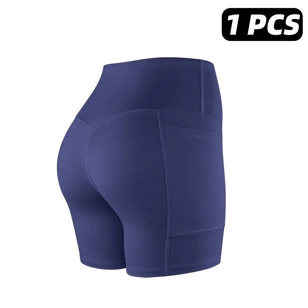 【LOCAL SHIPPING】1/3/4/6-PACK Tummy Control & Butt Lifting Shorts S-2XL - 2026 No Front Seam 5'' Yoga Shorts with Pockets Elastic Waistband Gym Running Daily Wear