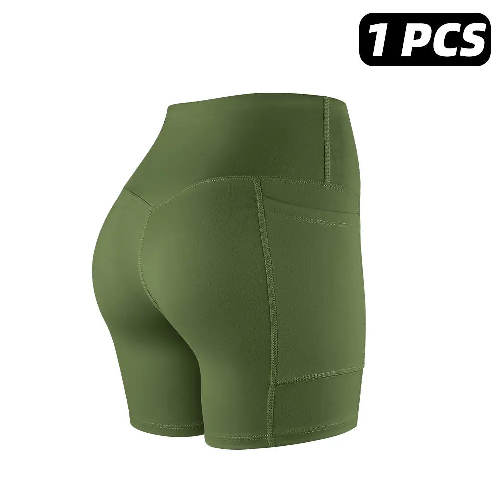 【LOCAL SHIPPING】1/3/4/6-PACK Tummy Control & Butt Lifting Shorts S-2XL - 2026 No Front Seam 5'' Yoga Shorts with Pockets Elastic Waistband Gym Running Daily Wear