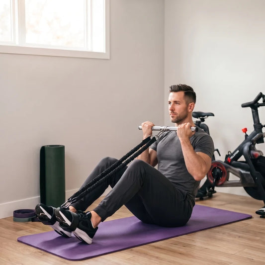 Resistance Bands Set with Foot Pedals & Handles