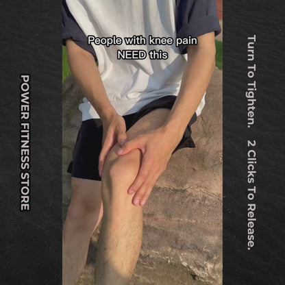 Knob Dial Knee Brace — Gel Pad + Side Stabilizers